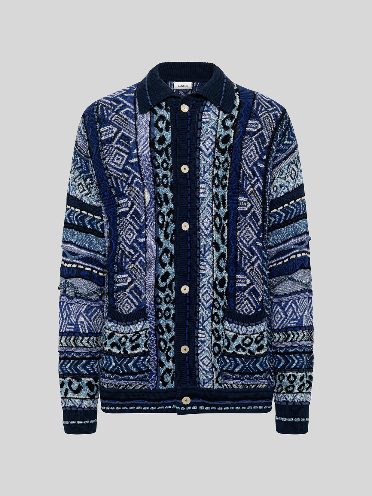 POLO CAMICIA OVER JACQUARD 'LANEUS'