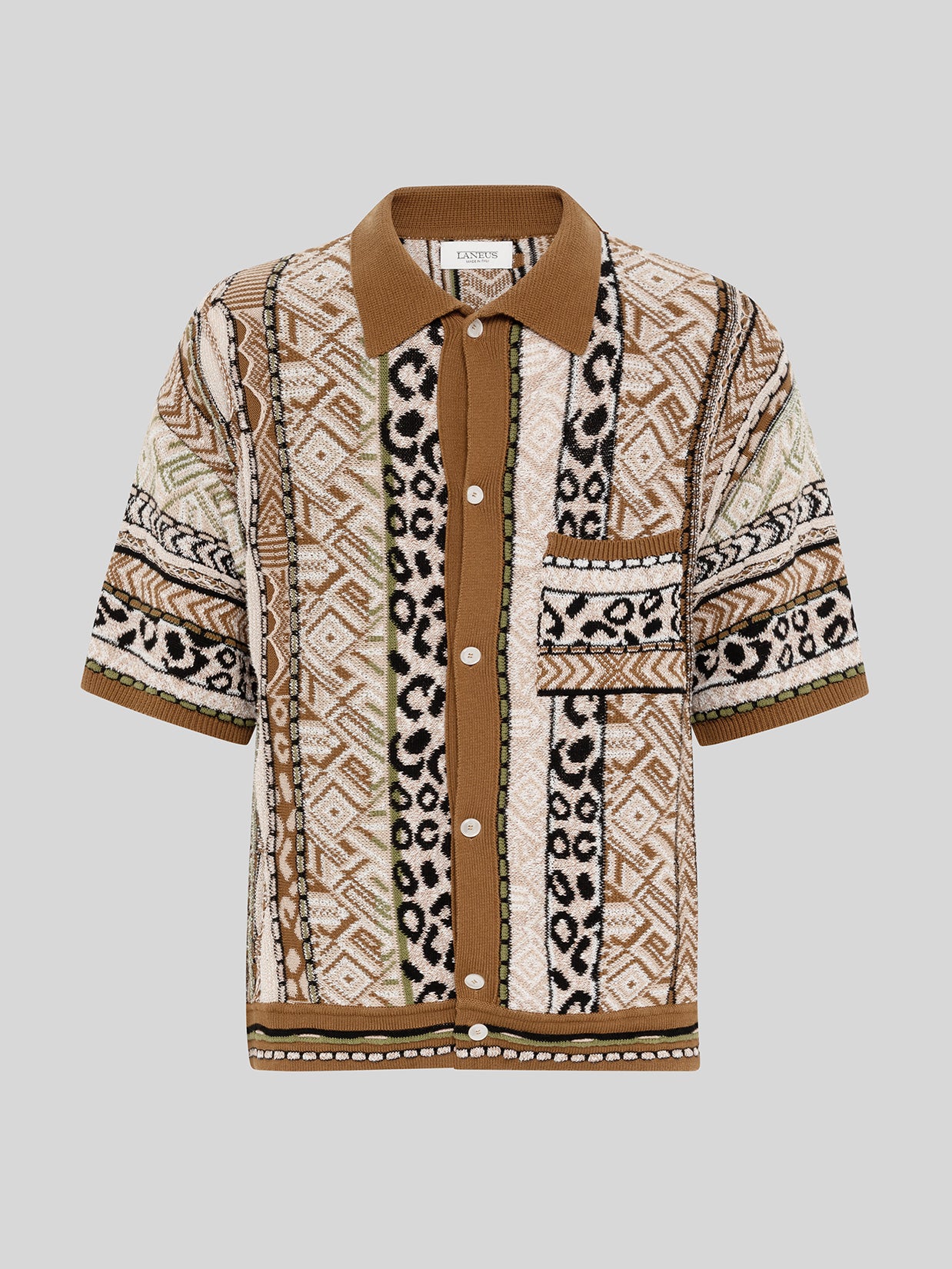 POLO CAMICIA JACQUARD MULTIFILO 'LANEUS'