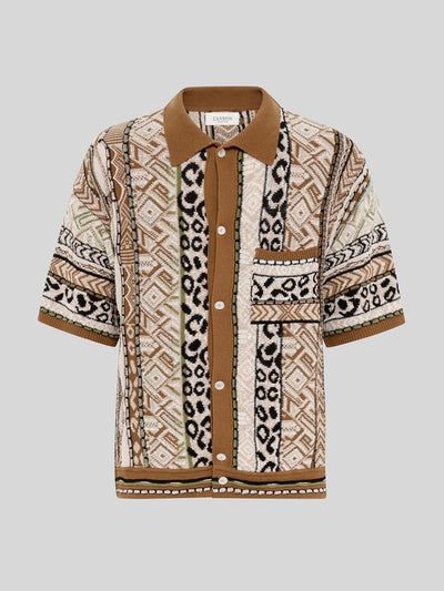 POLO CAMICIA JACQUARD MULTIFILO 'LANEUS'