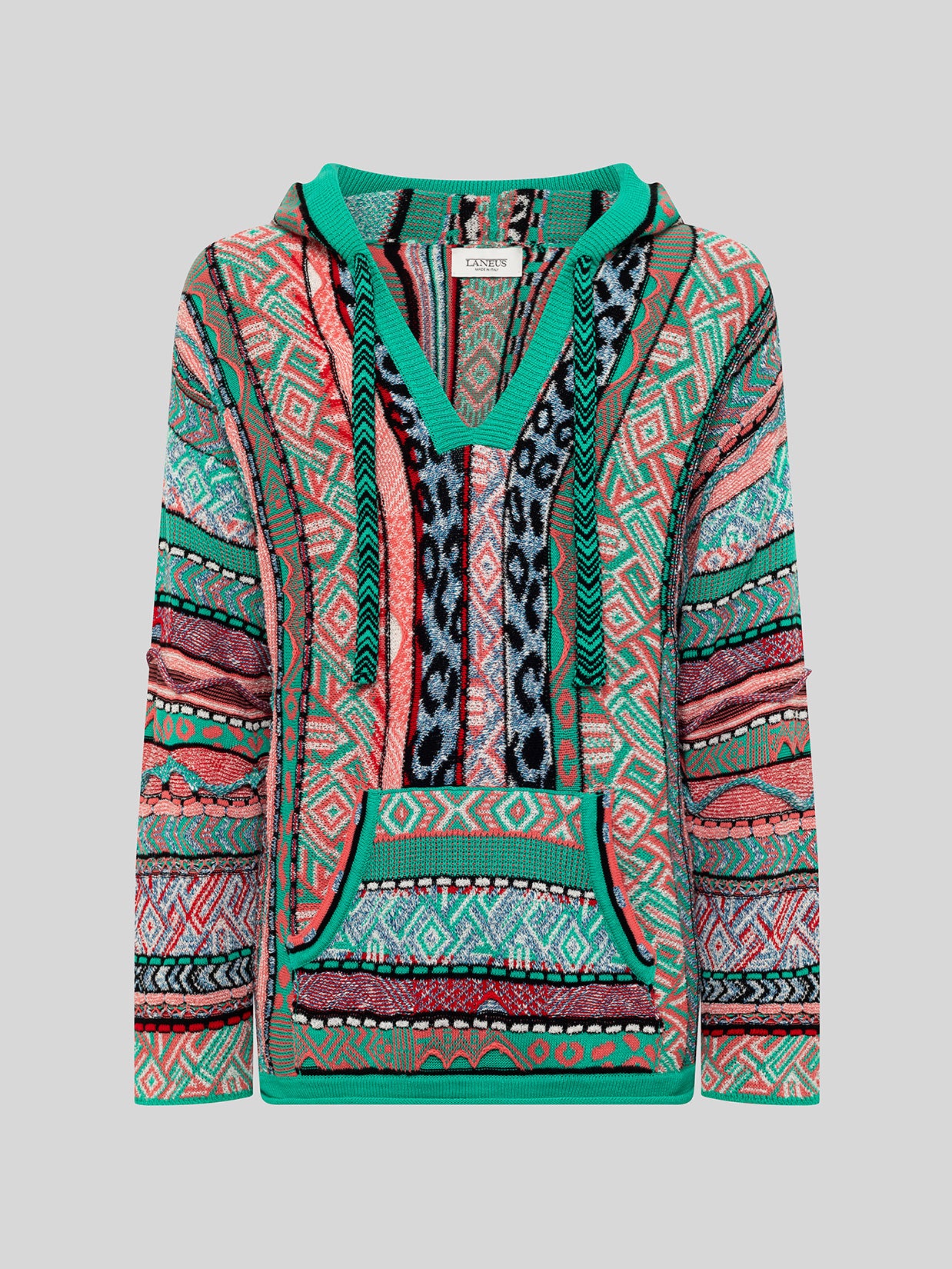HOODIE JACQUARD MULTIFILO "LANEUS"