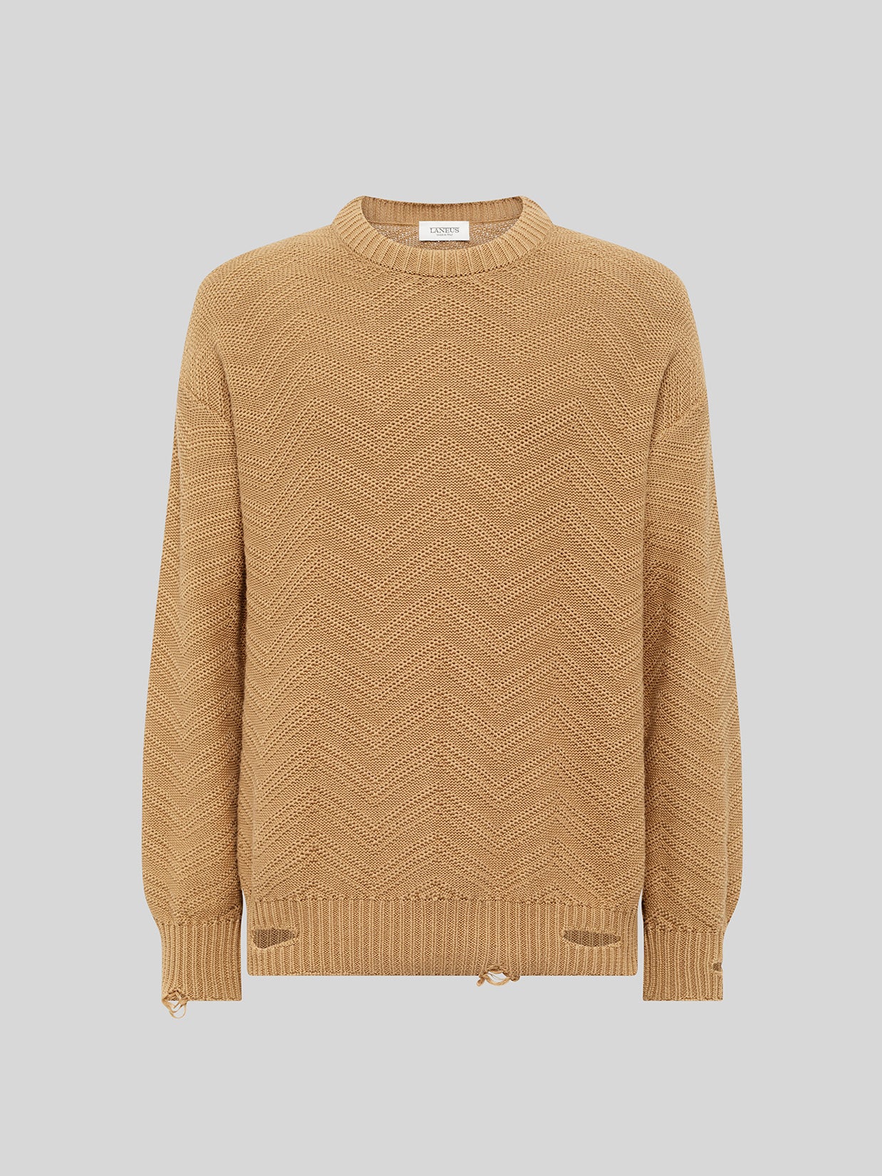 MAGLIA GIROCOLLO CHEVRON