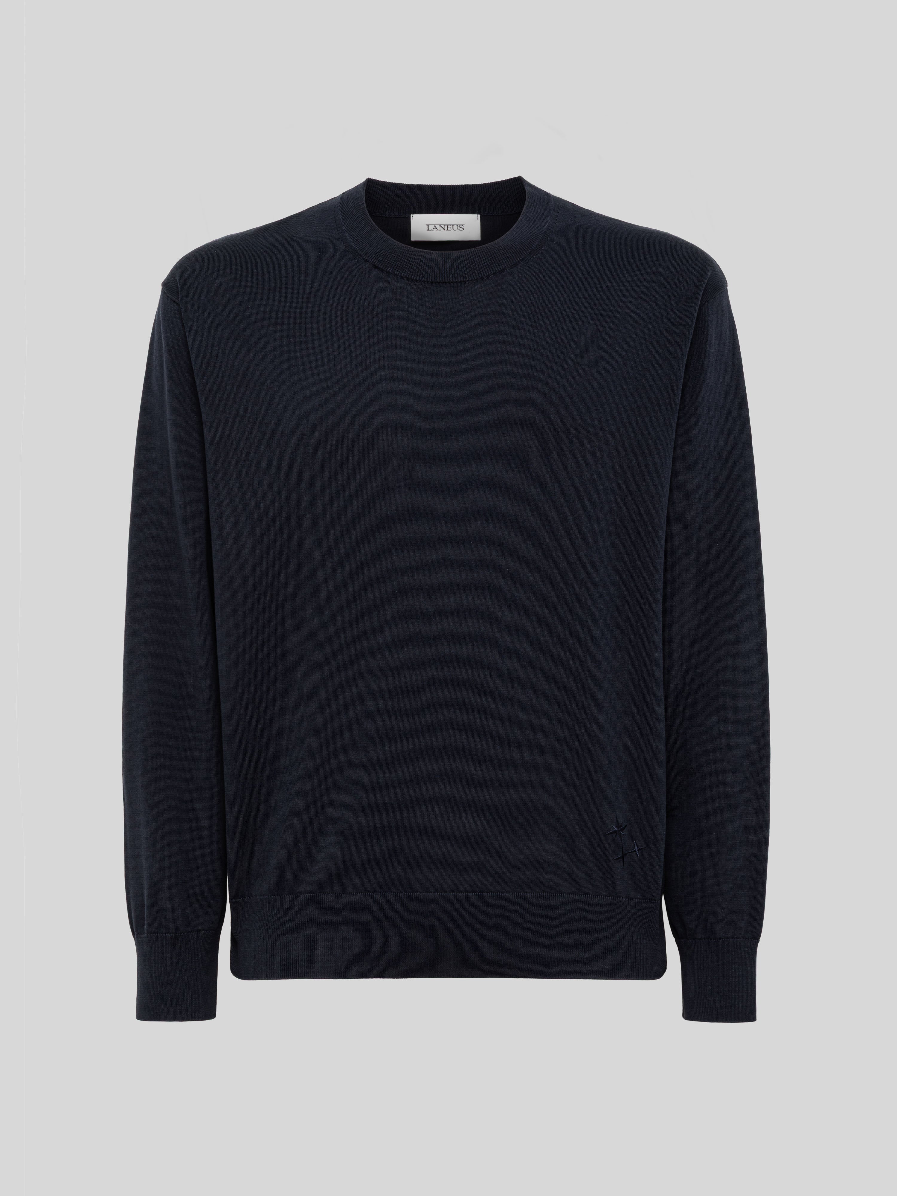 MAGLIA GIROCOLLO IN COTONE