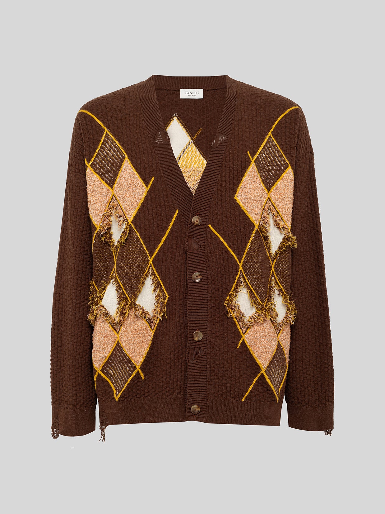 CARDIGAN OVER ARGYLE