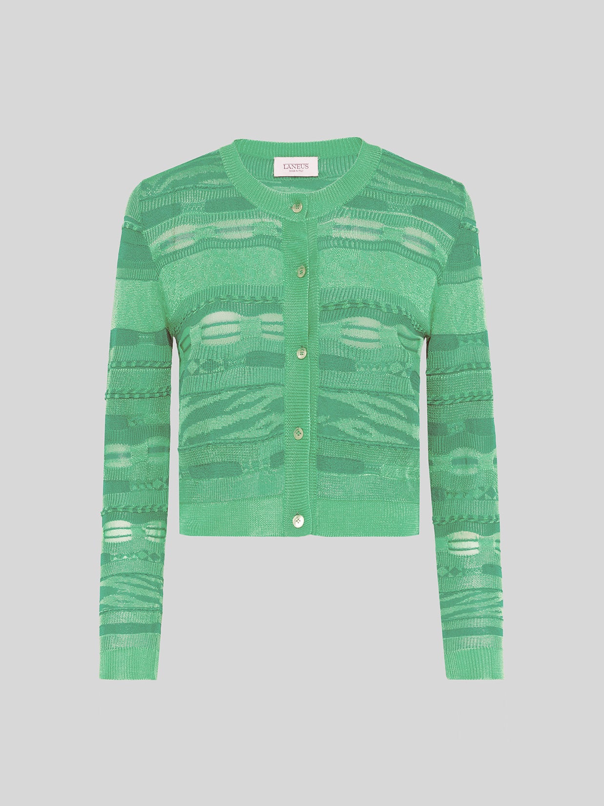 CARDIGAN JACQUARD LEGGERO