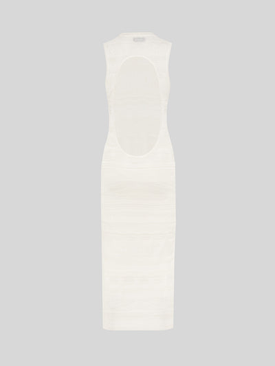 ABITO SMANICATO JACQUARD LEGGERO
