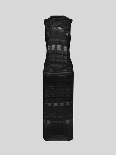 ABITO SMANICATO JACQUARD LEGGERO