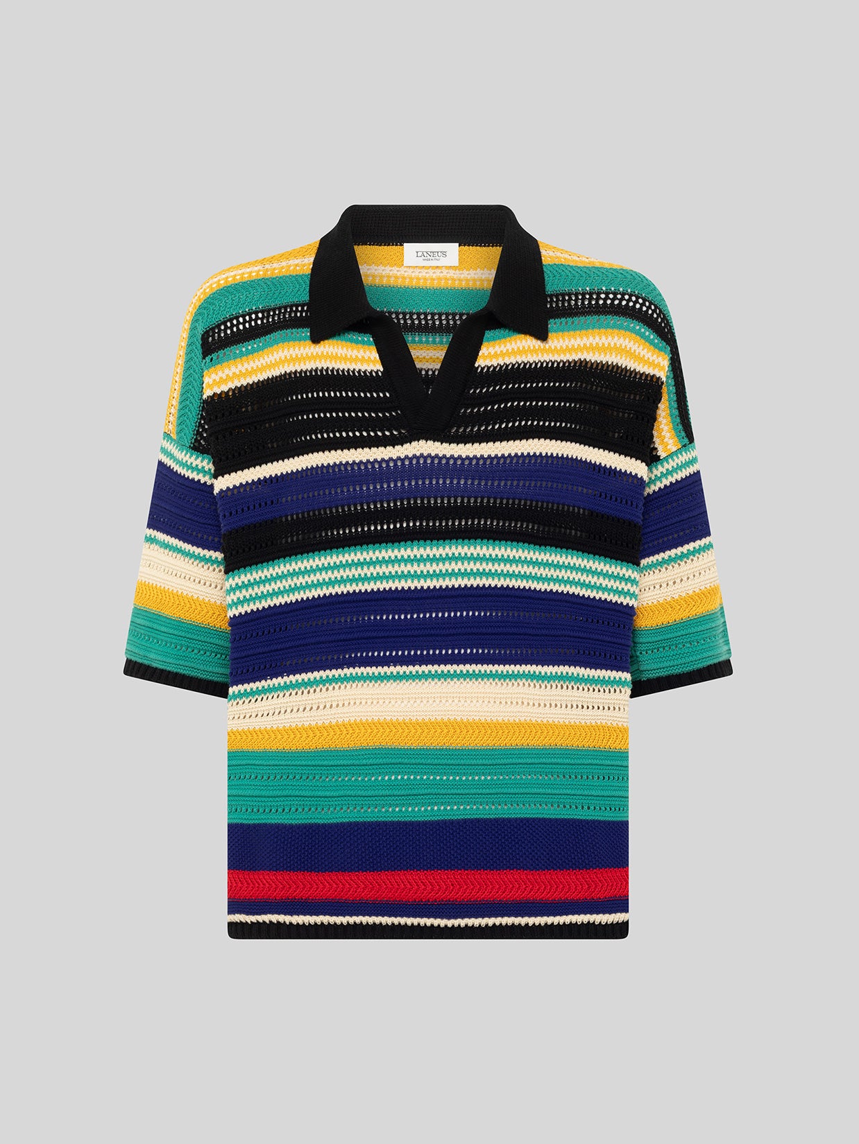 POLO IN MAGLIA MULTICOLOR