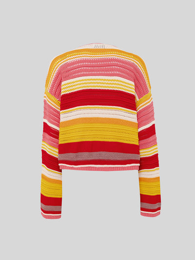 CARDIGAN IN MAGLIA MULTICOLOR