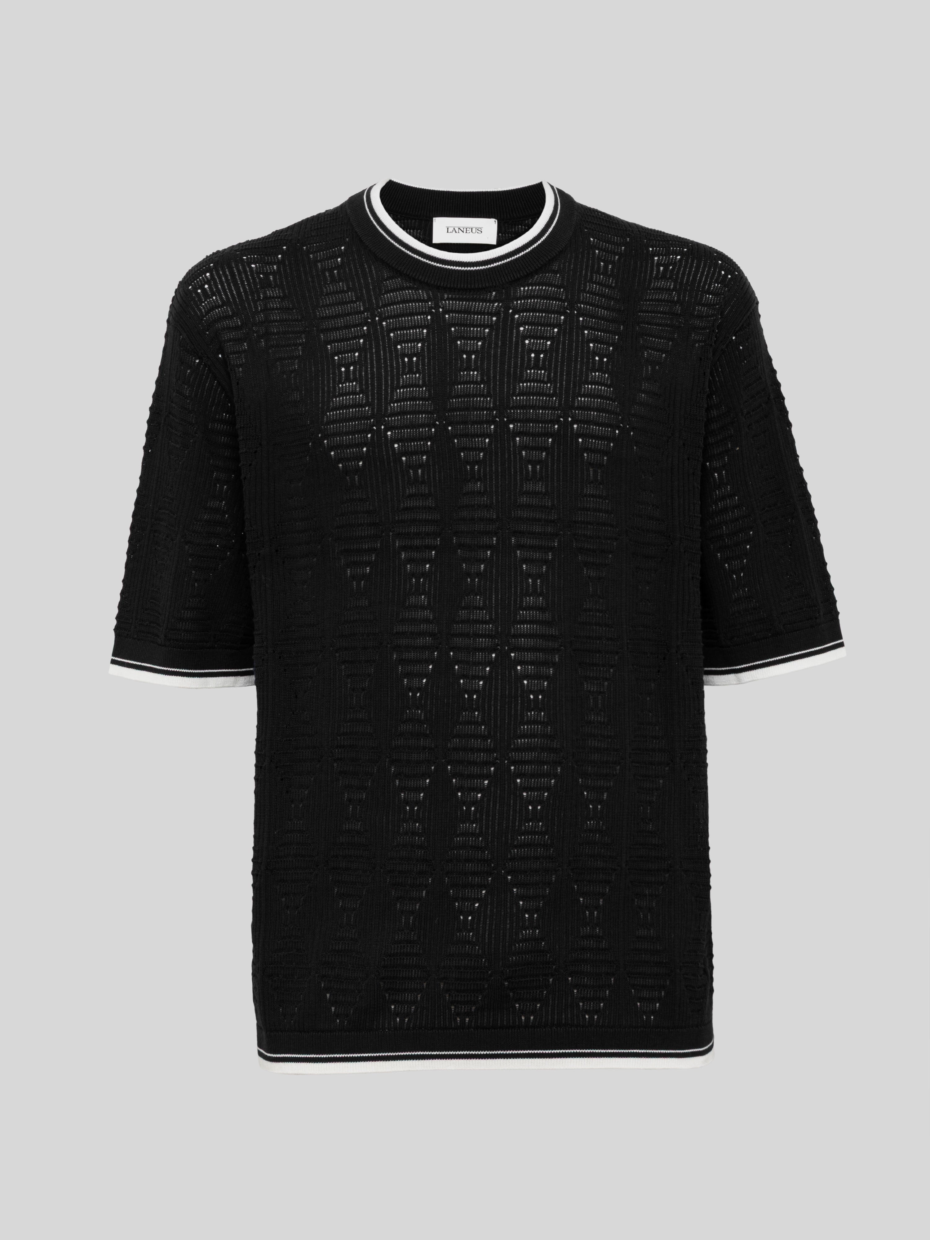 T-SHIRT IN MAGLIA TRAFORATA