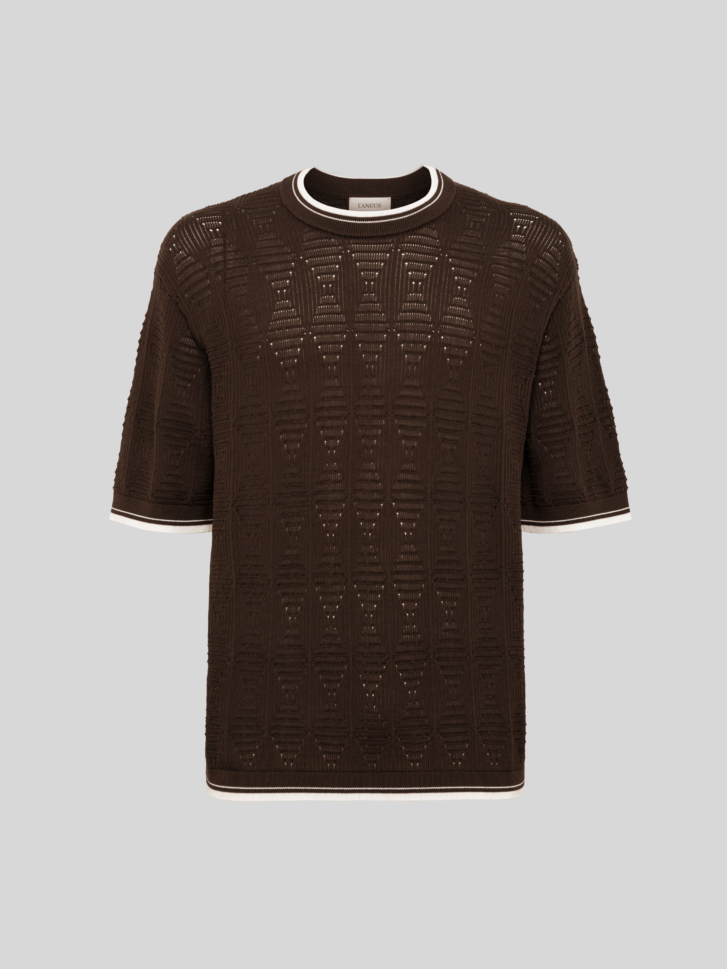 T-SHIRT IN MAGLIA TRAFORATA