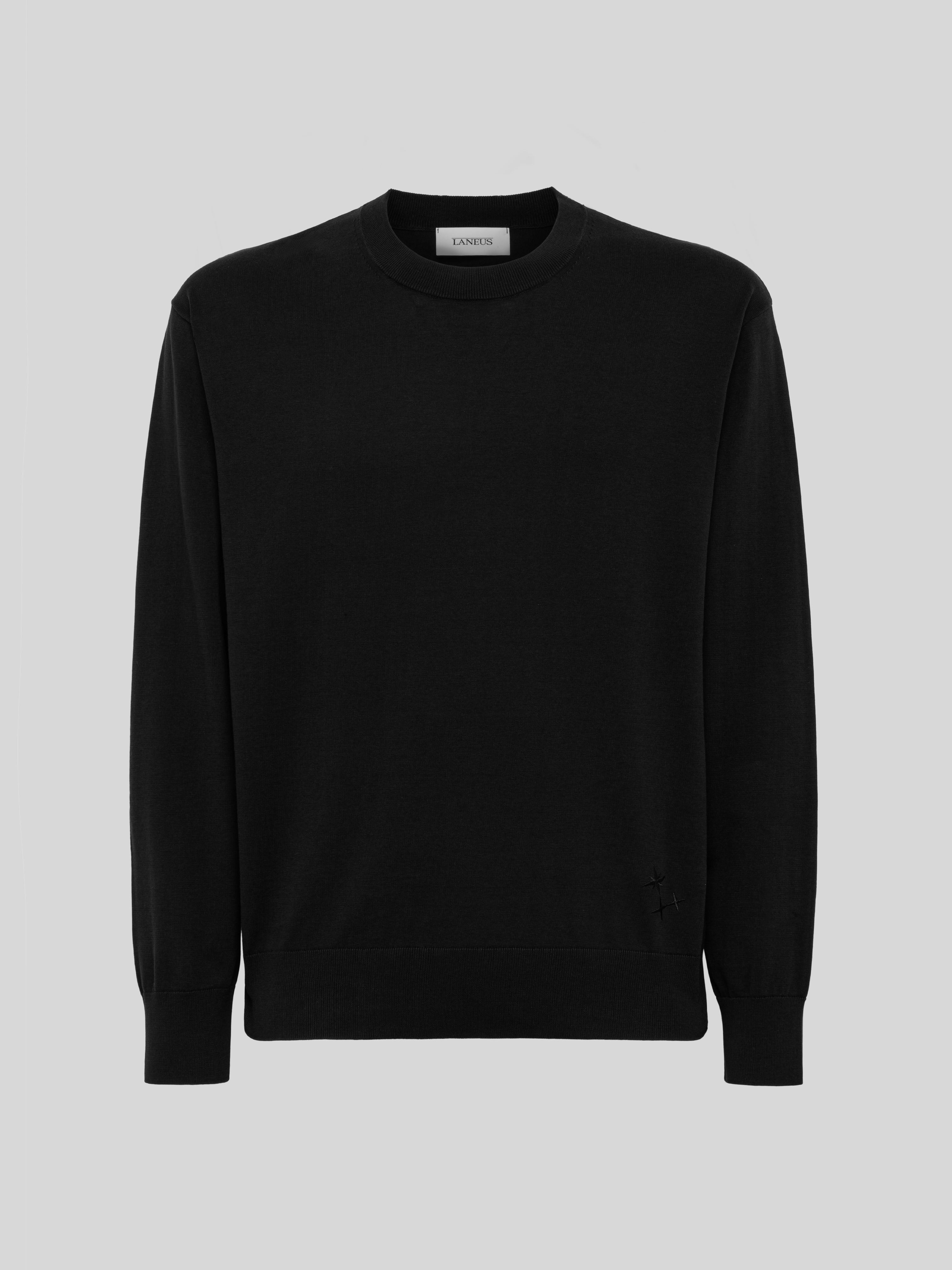 MAGLIA GIROCOLLO IN COTONE