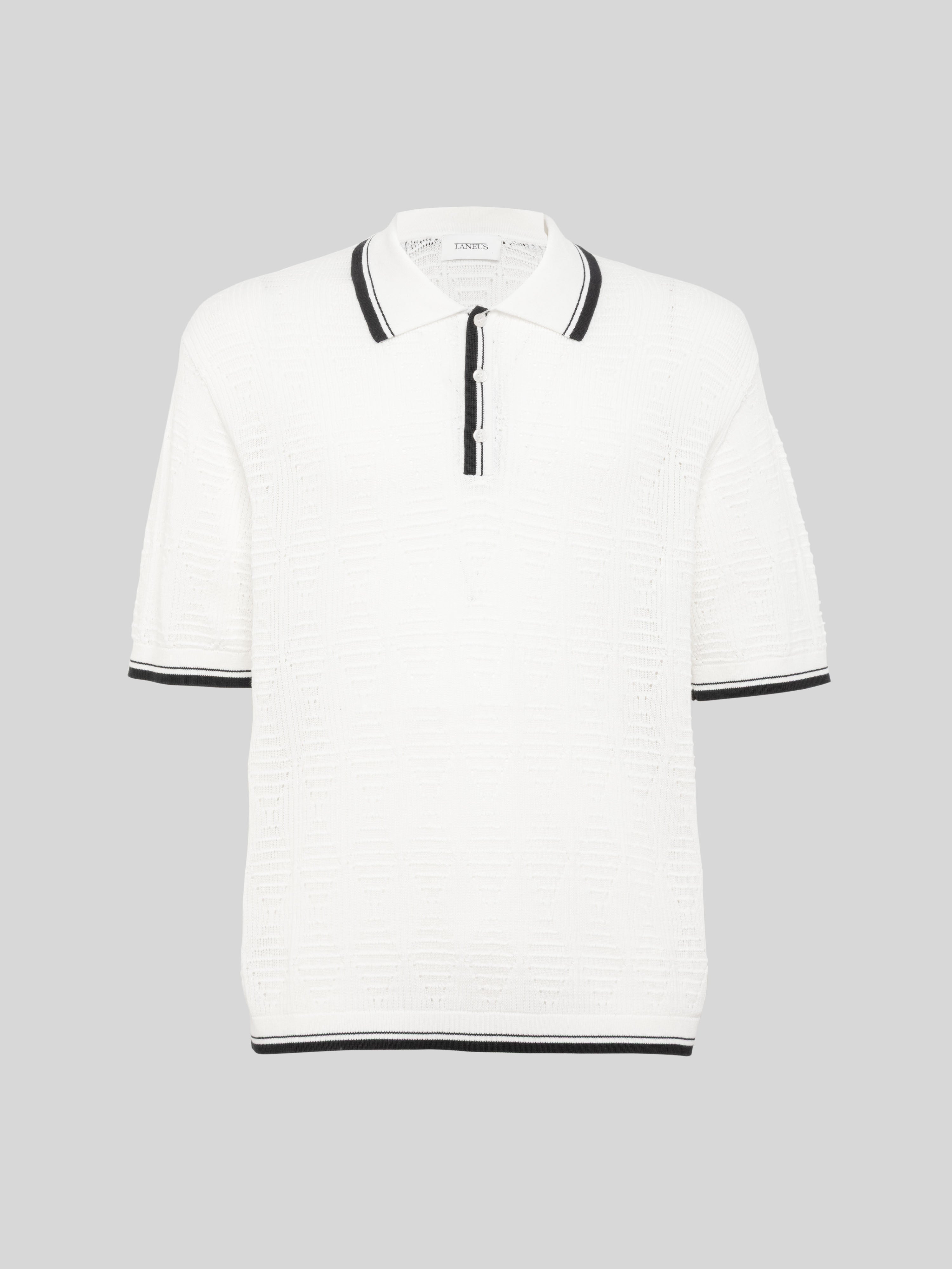 POLO IN MAGLIA TRAFORATA