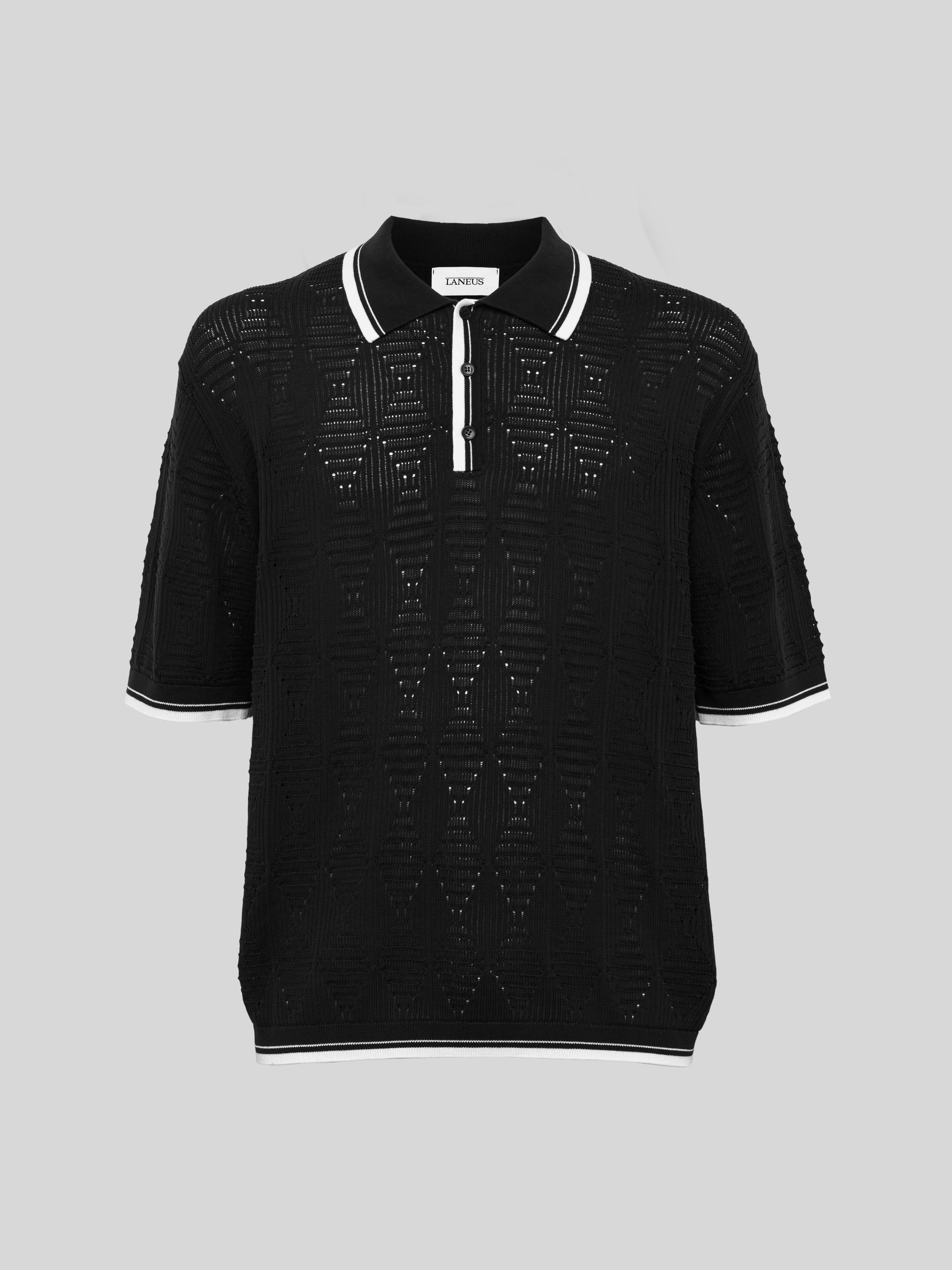 POLO IN MAGLIA TRAFORATA