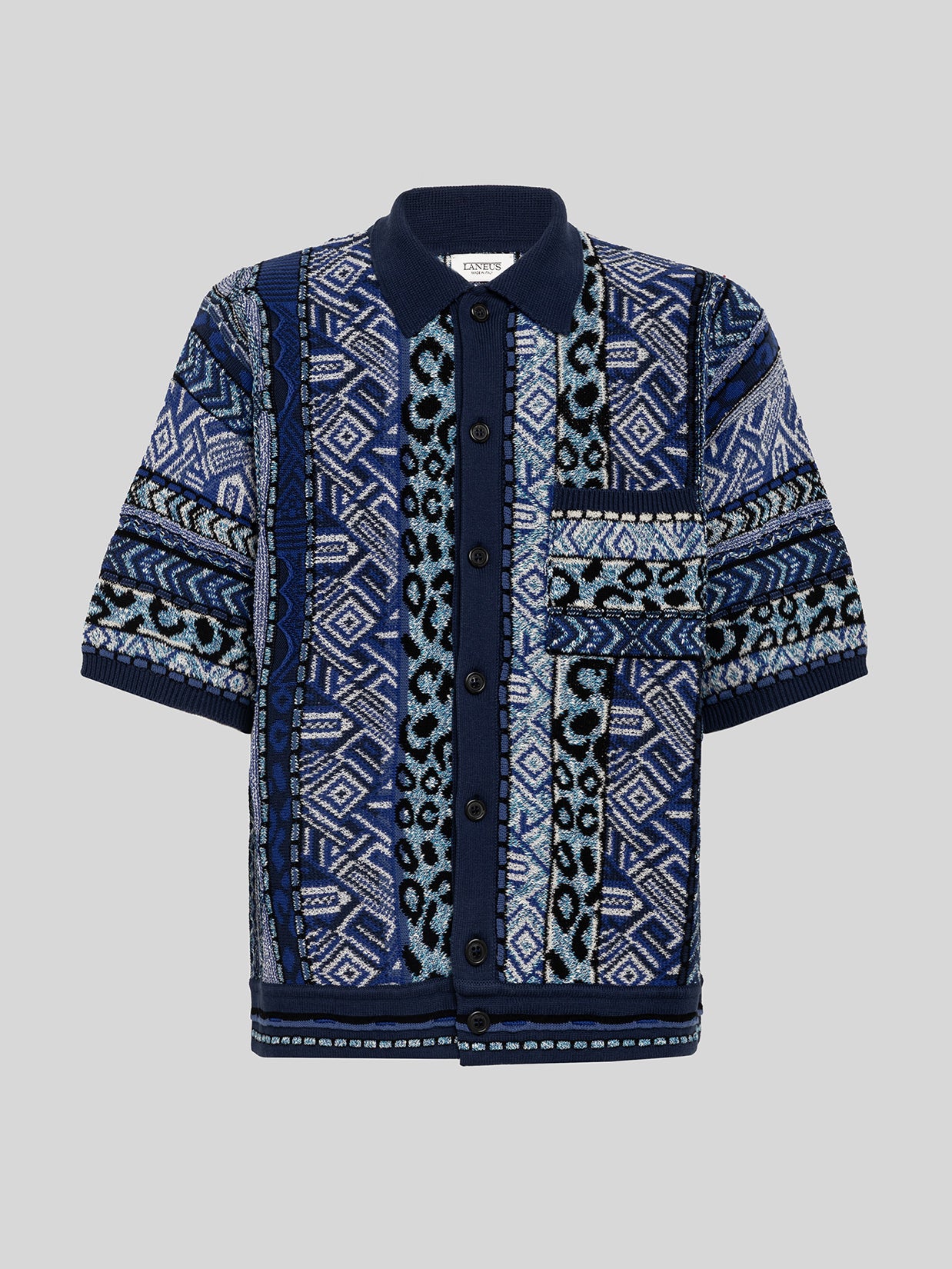 POLO CAMICIA JACQUARD MULTIFILO 'LANEUS'
