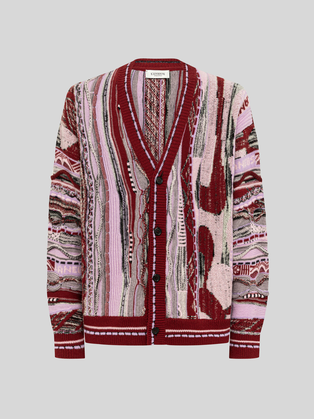 BOXY JACQUARD CARDIGAN