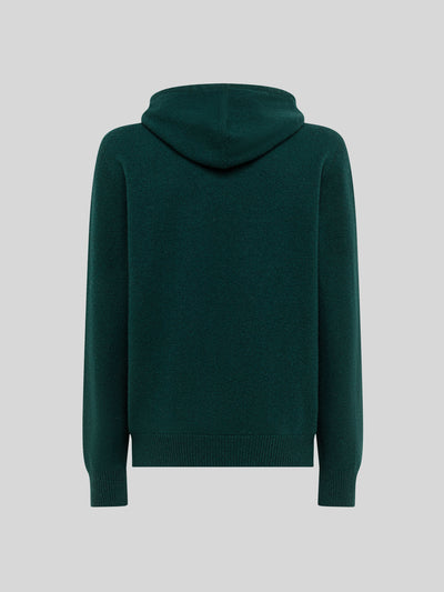 WOOL AND CASHMERE HOODIE