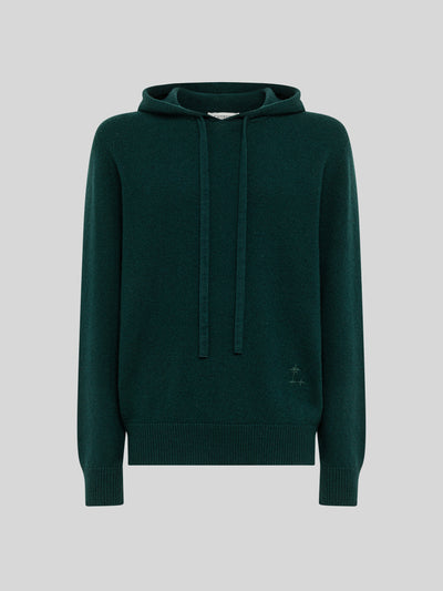WOOL AND CASHMERE HOODIE