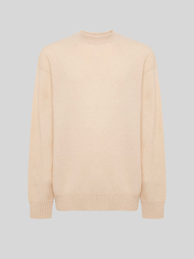 CREWNECK IN CASHMERE E SETA