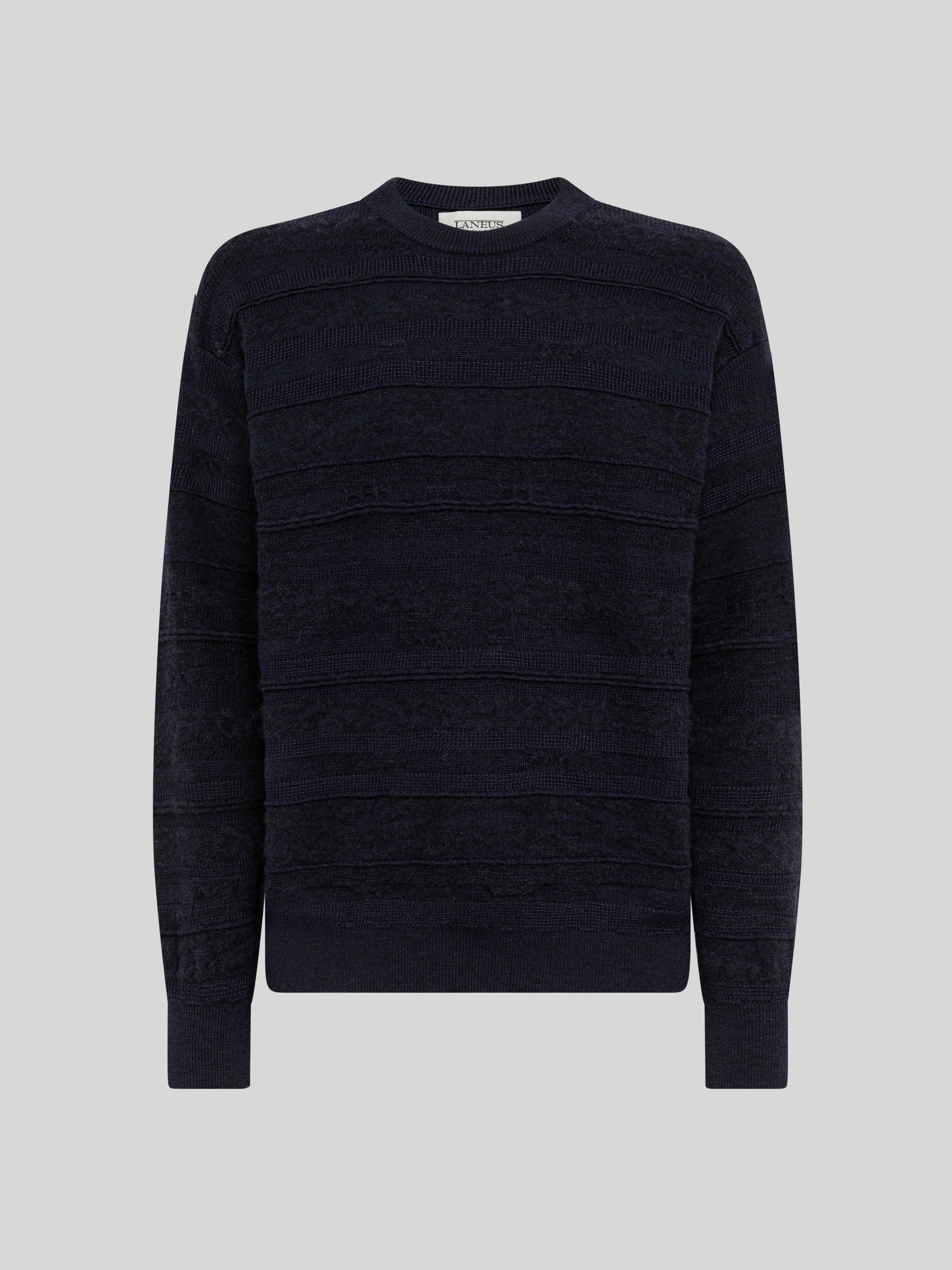 LIGHTWEIGHT JACQUARD CREWNECK