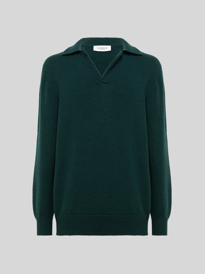 WOOL AND CASHMERE POLO SHIRT