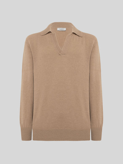 WOOL AND CASHMERE POLO