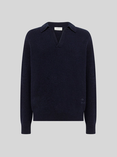 WOOL AND CASHMERE POLO SHIRT