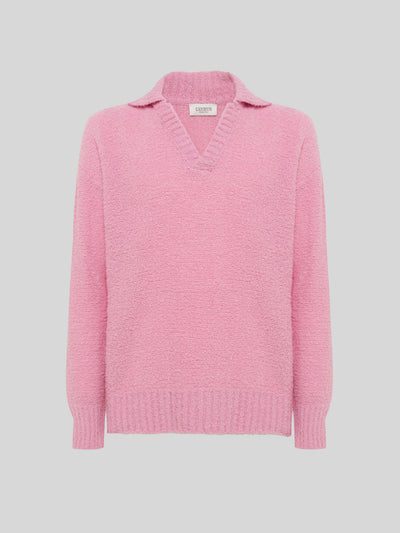 POLO BOXY IN FILATO SOFT TEXTURED