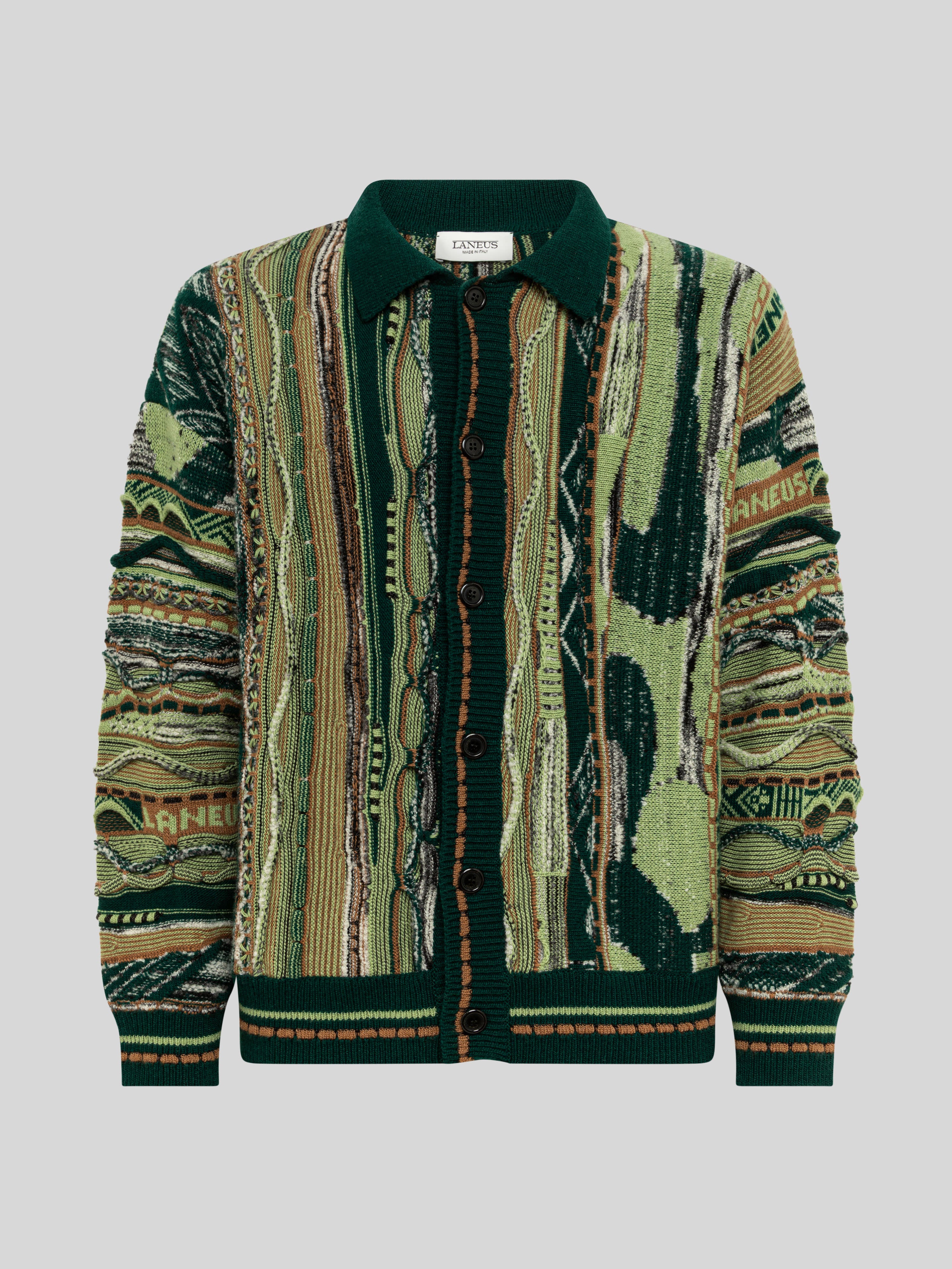 BOXY JACQUARD CARDIGAN