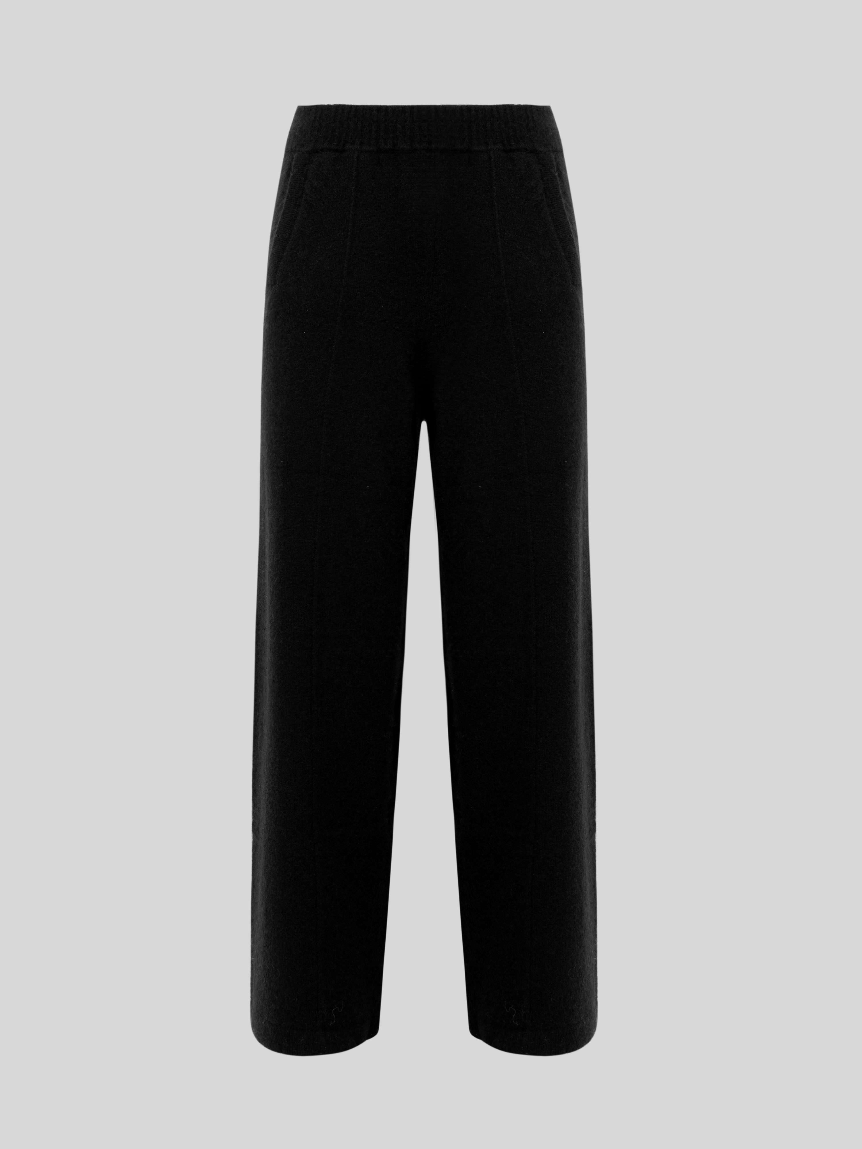 CASHMERE AND SILK TROUSERS