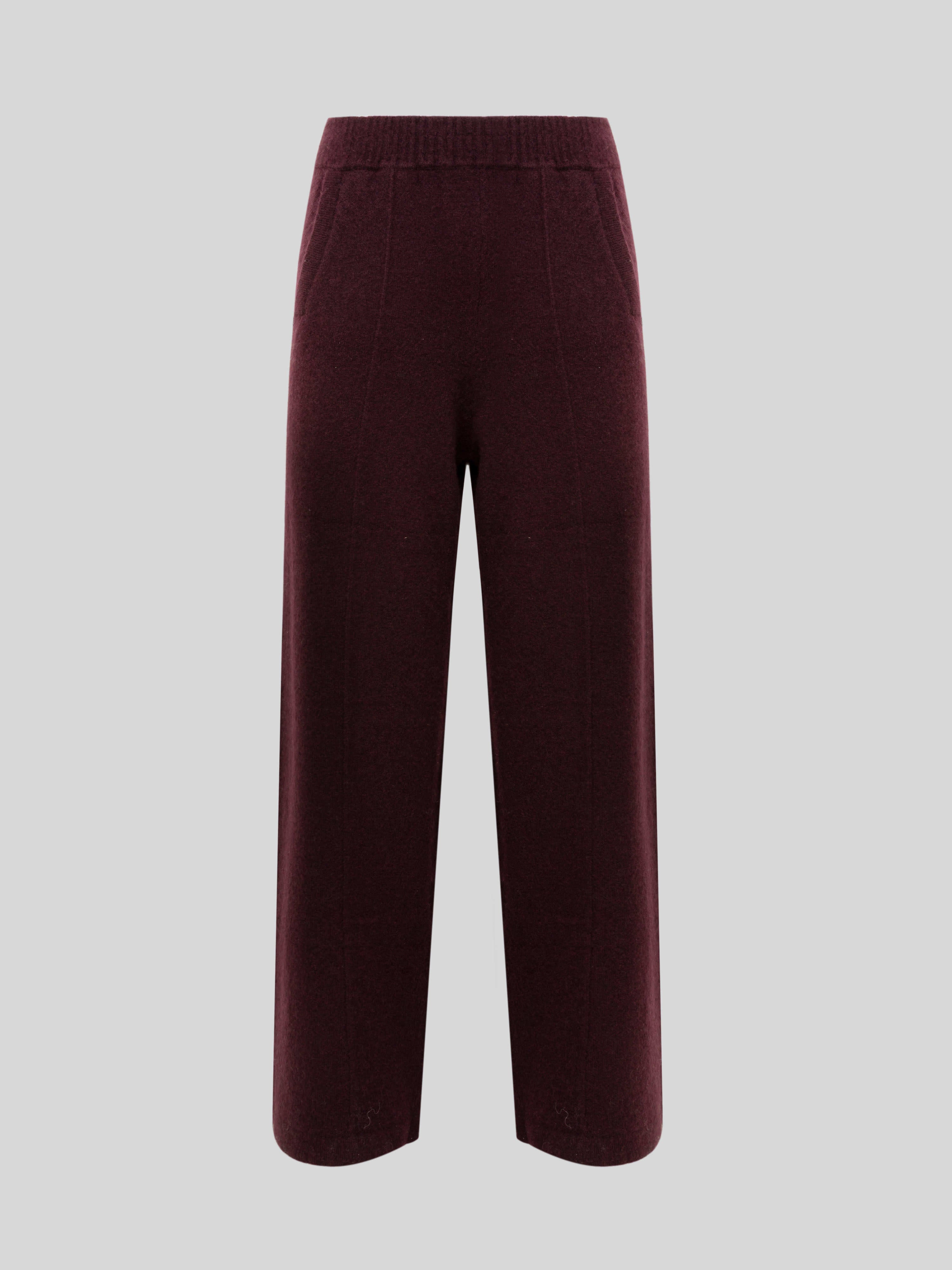 CASHMERE AND SILK TROUSERS