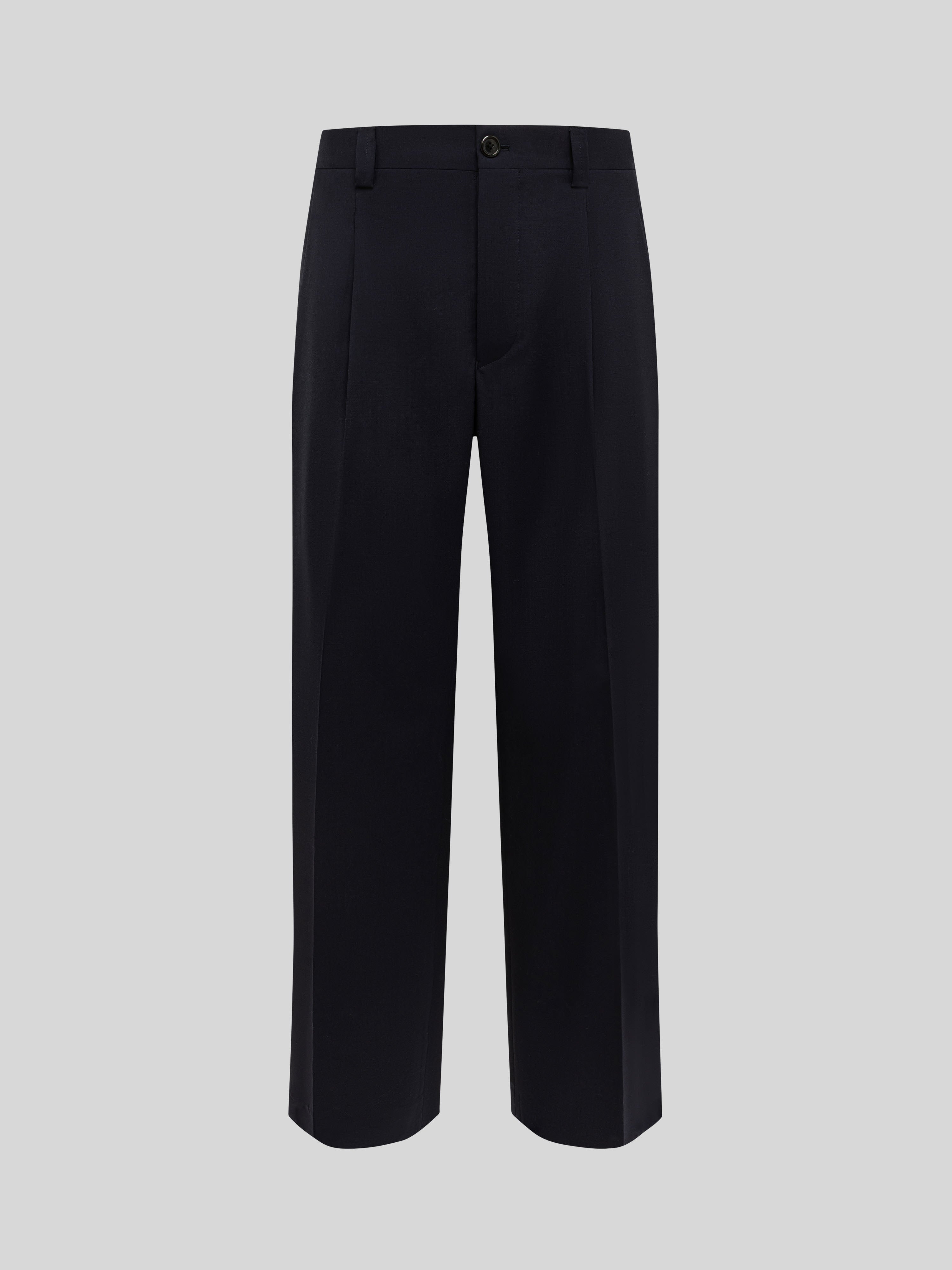 WIDE-LEG WOOL TROUSERS