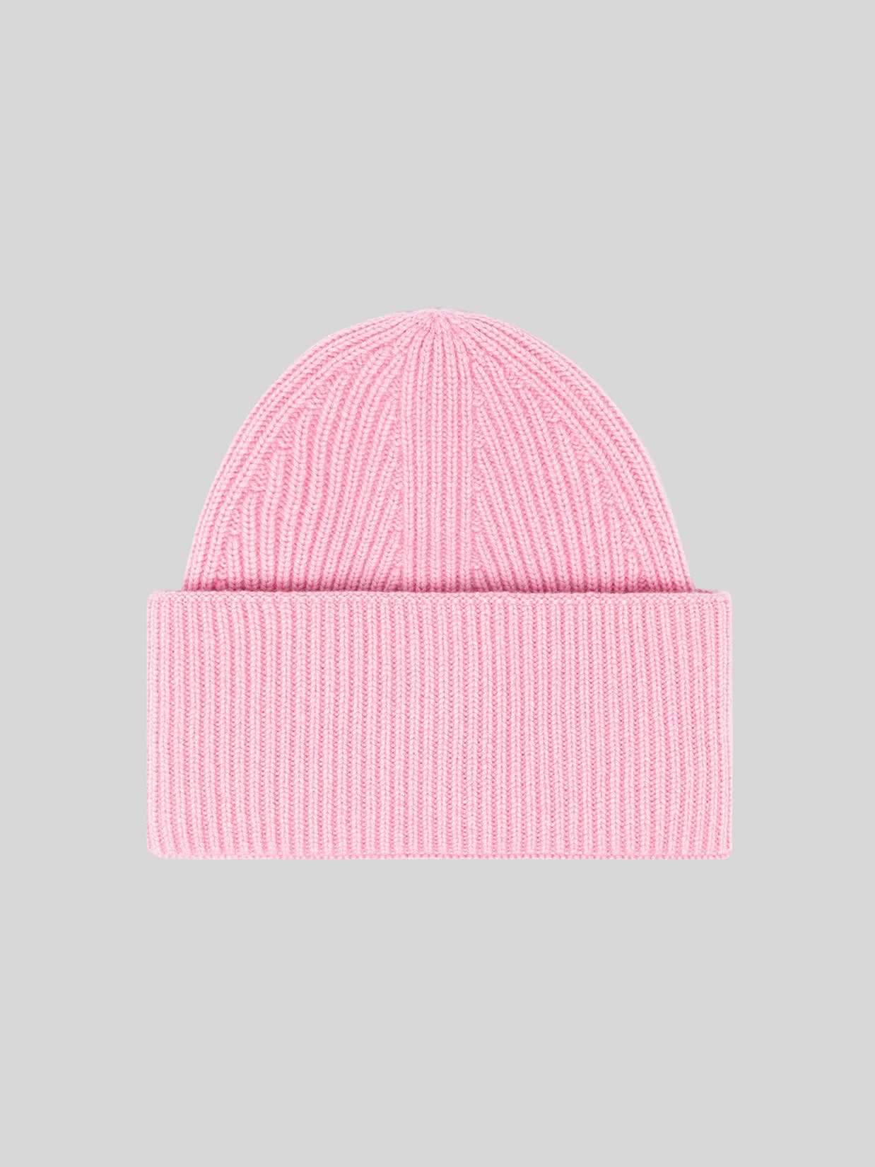 KNITTED HAT UNISEX - PINK/PINK - F6LAUAHT118-042