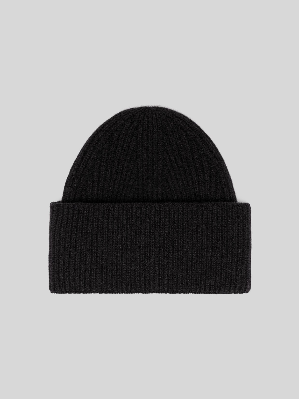 KNITTED HAT UNISEX - BLACK/BLACK - F6LAUAHT118-110