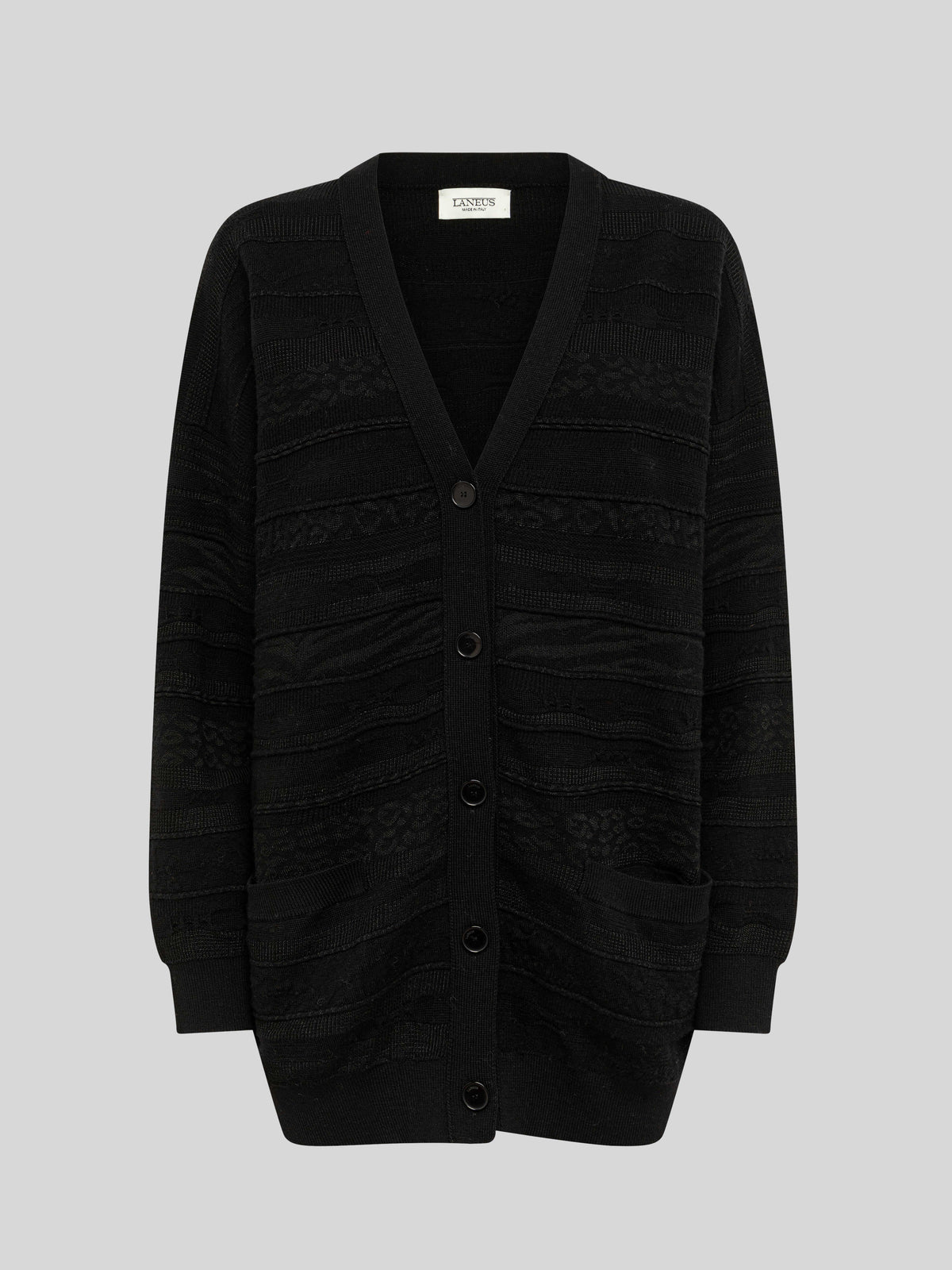 LIGHTWEIGHT JACQUARD CARDIGAN
