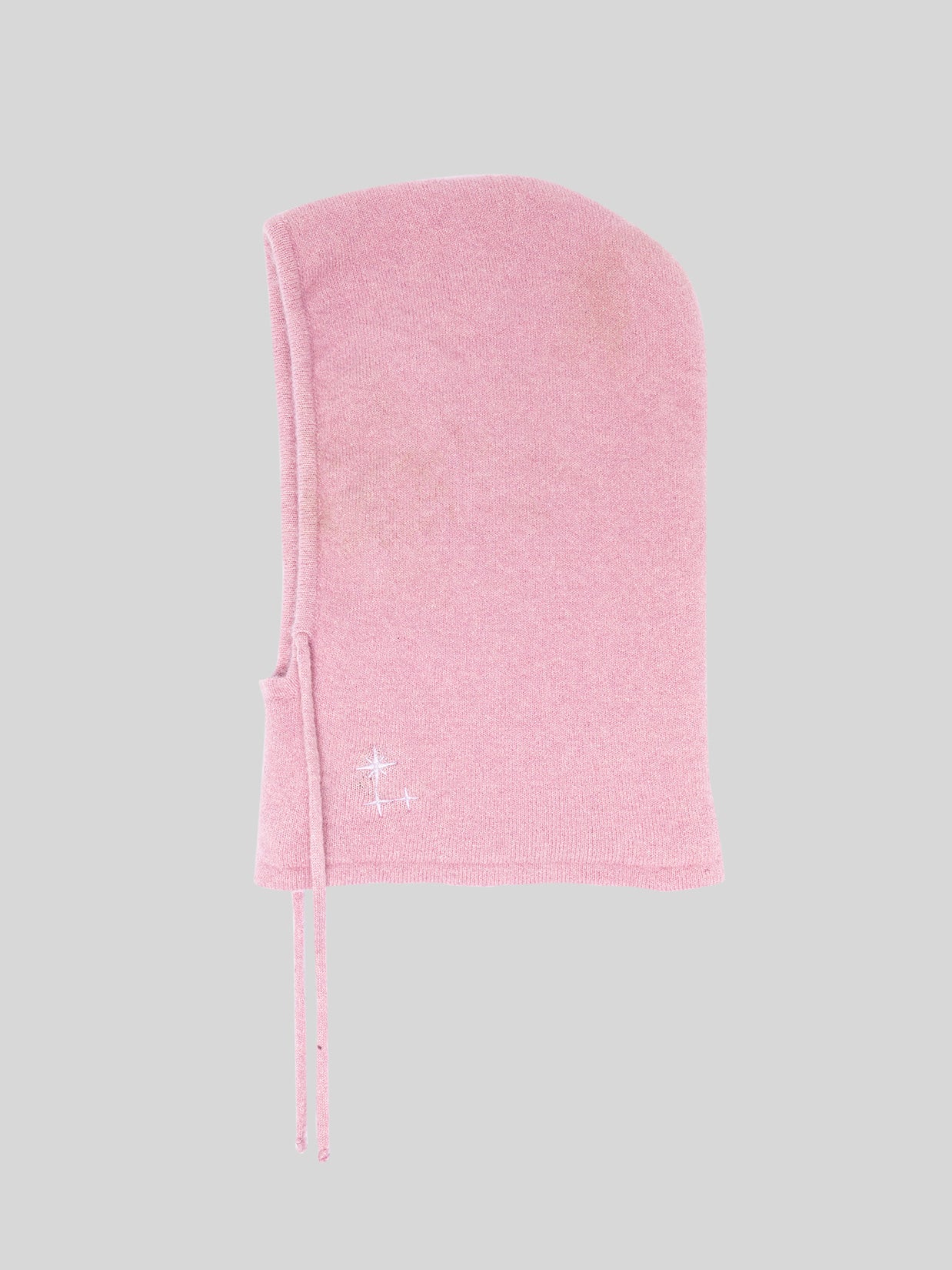 CASHMERE AND SILK KNIT BALACLAVA