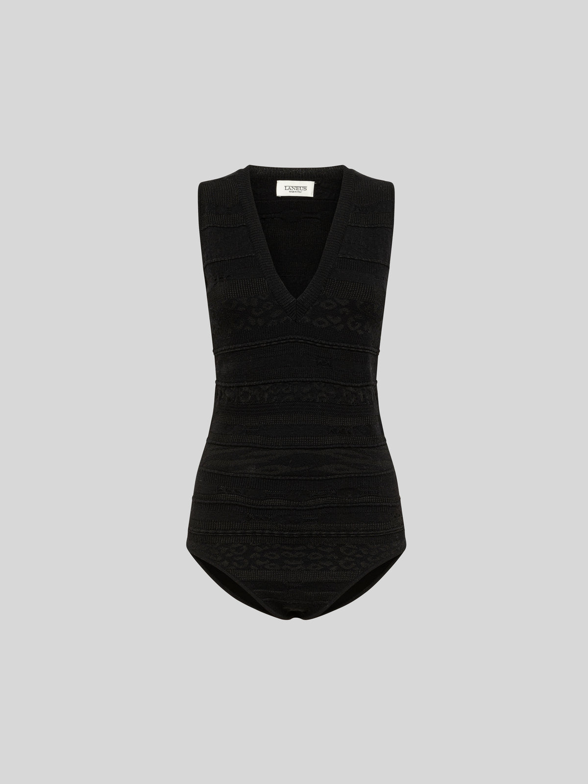 SLIM FIT LIGHT JACQUARD BODYSUIT
