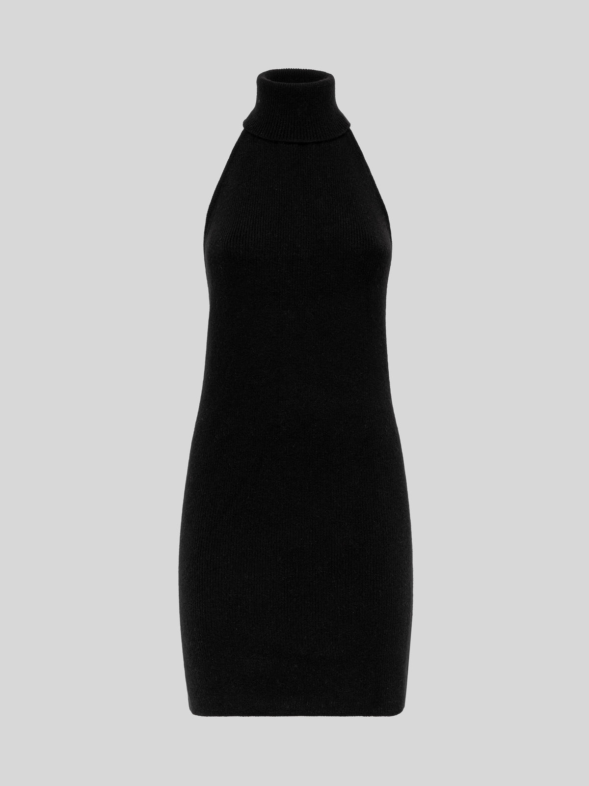 HALTERNECK MINI DRESS IN LANA E ANGORA
