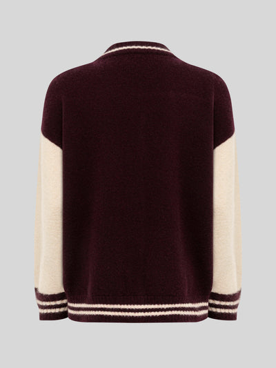 BOMBER IN CASHMERE E SETA
