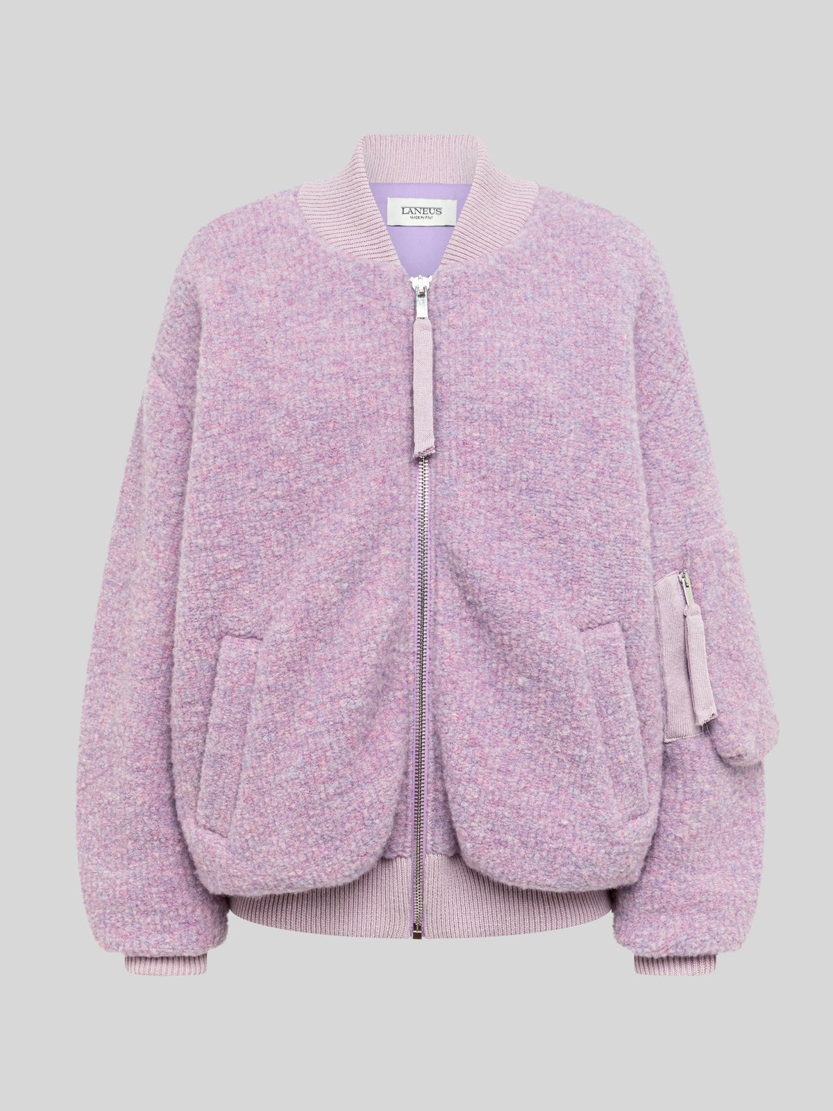 BOMBER JACKET IN KNIT