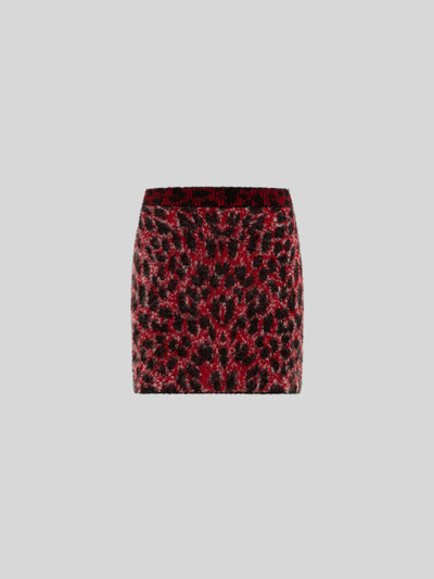 SKIRT IN MAGLIA MACULATA BRUSHED SLIM FIT
