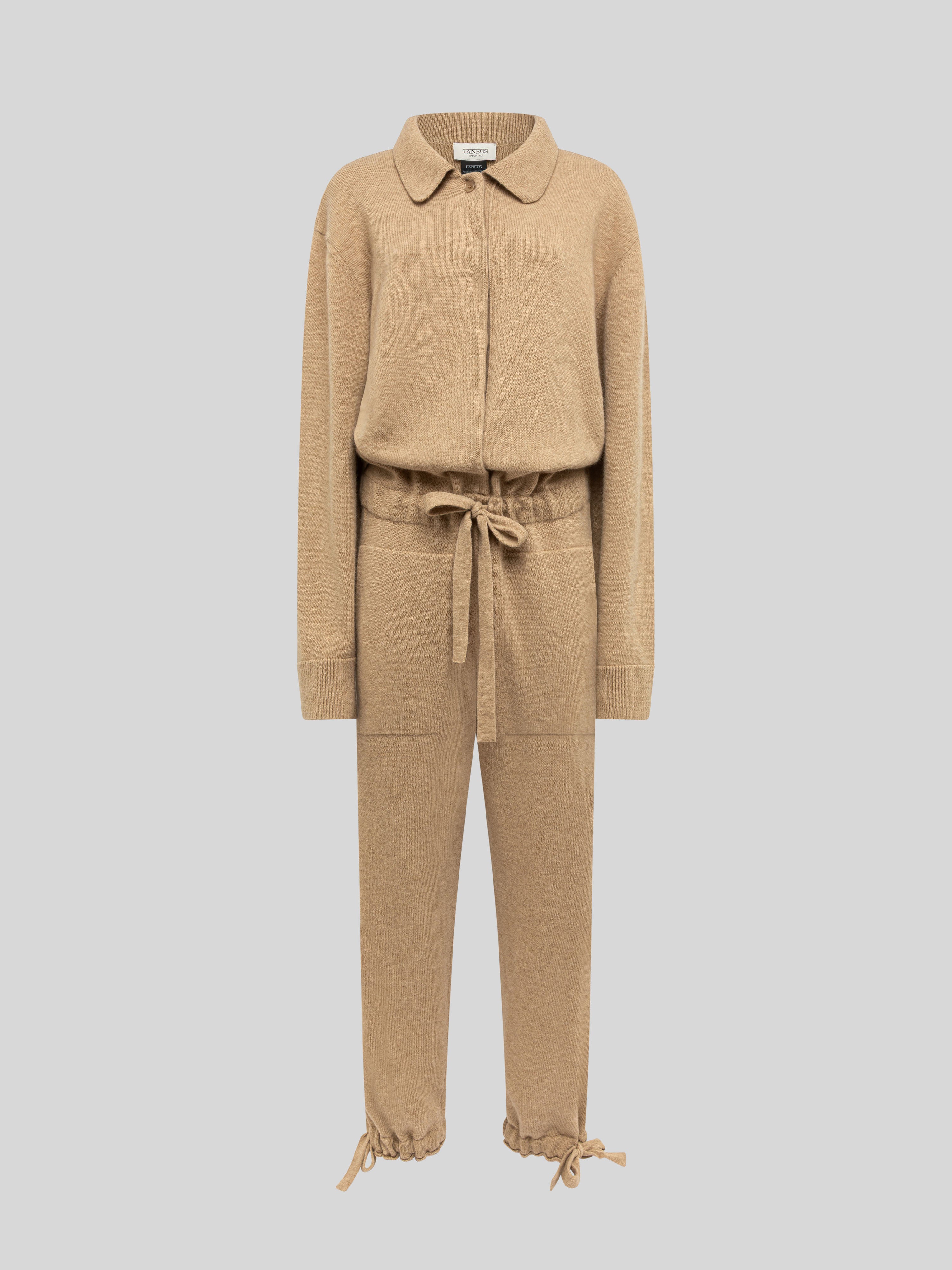 WOOL AND ANGORA KNIT JUMPSUIT