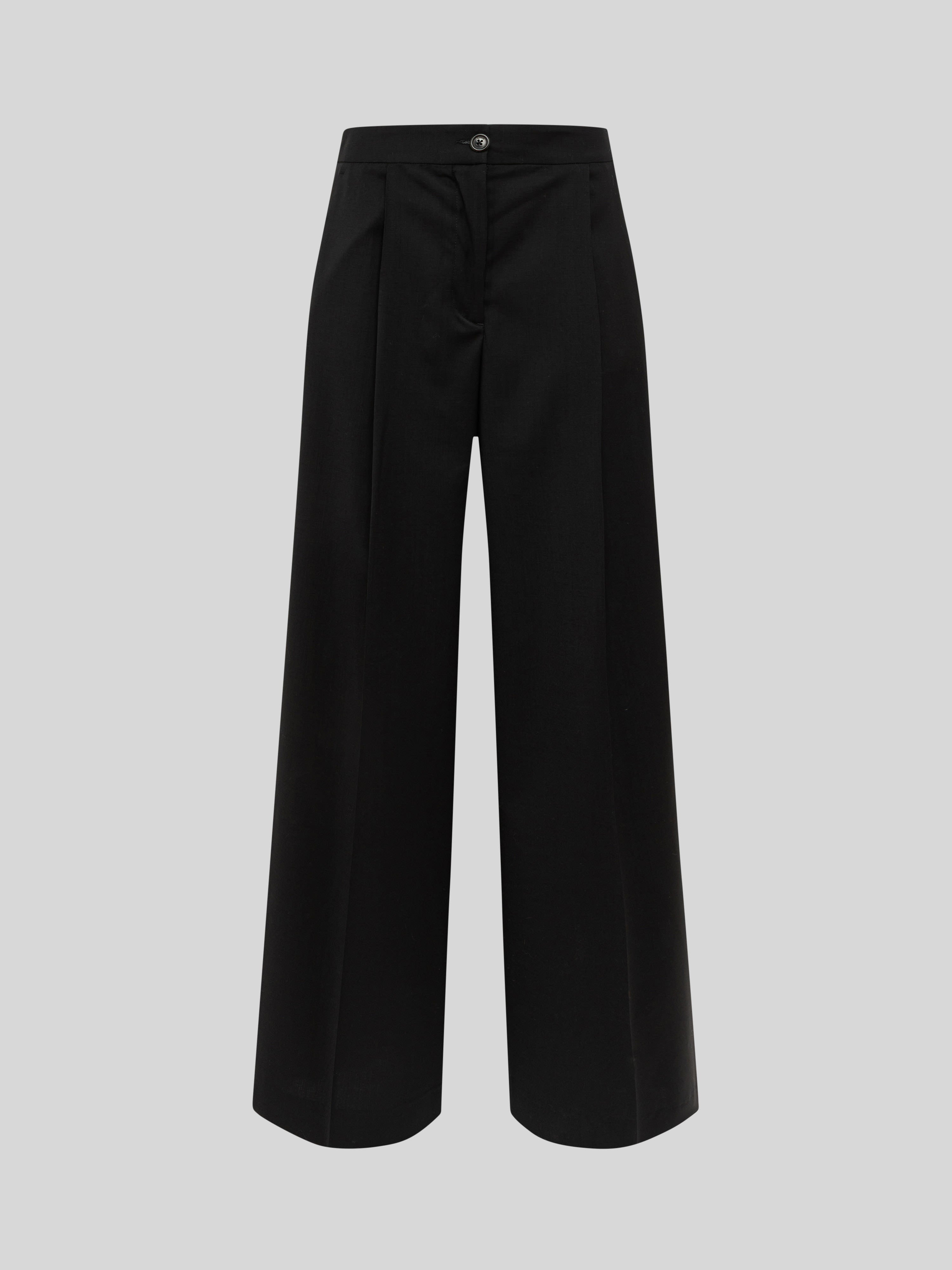 PANTALONI IN LANA AMPIA GAMBA
